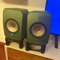 Casse KEF lsx con stand isoacuoustics