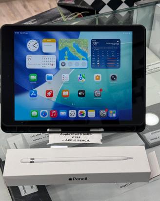 Apple iPad 9 64GB + Apple Pencil + Cover - PROMO