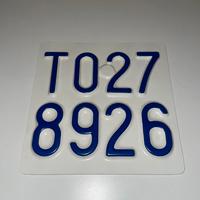 VESPA TARGA DECORATIVA MOTO DAL 1963 AL 1984