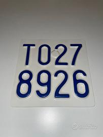 VESPA TARGA DECORATIVA MOTO DAL 1963 AL 1984