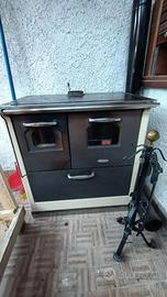 Stufa cucina a legna marca CADEL