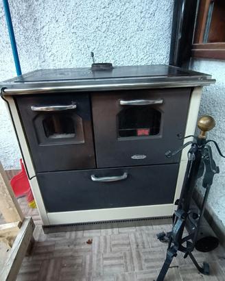 Stufa cucina a legna marca CADEL