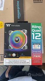 Thermaltake Riing Quad 120mm RGB – 3 ventole