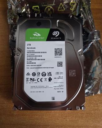 Hard Disk interno 2TB mai collegato