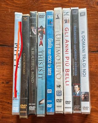 lotto 8 DVD nuovi ancora confezionati 