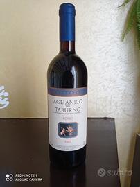 bottiglia di vino aglianico del taburno 1997