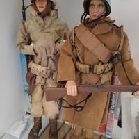 2 Action figure ww2 Americani Bastogne