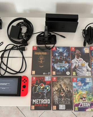 Nintendo Switch accessoriata con Pro Controller