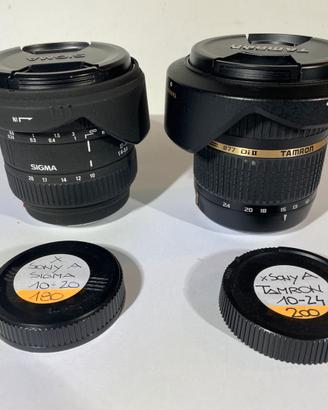 Obiettivi per reflex Sony-aps
