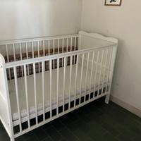 Lettino culla bianco (gratis fasciatoio vaschetta)