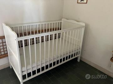 Lettino culla bianco (gratis fasciatoio vaschetta)
