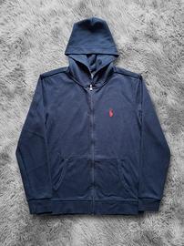 Polo Ralph Lauren Felpa Zip con Cappuccio Taglia M
