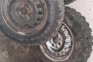 5 gomme off road per panda 4x4 141 più 5 cerchi 