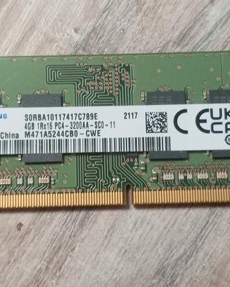 RAM SAMSUNG 4 GB DDR4 SD PC4