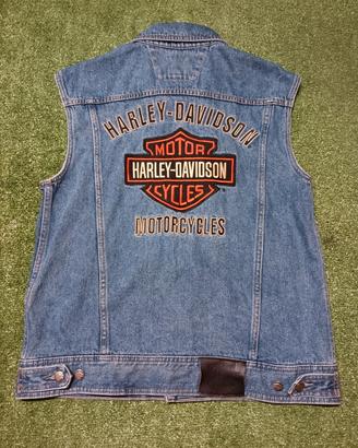 Harley Davidson gilet jeans Bar & Shield 