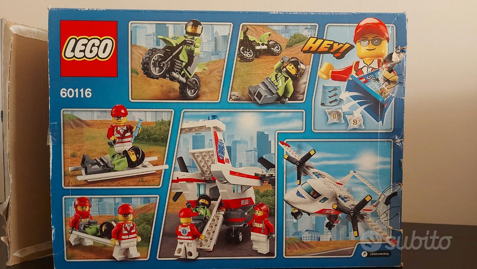 Giocattolo Quartier Generale Lego Elicottero Ambulanza LEGO City