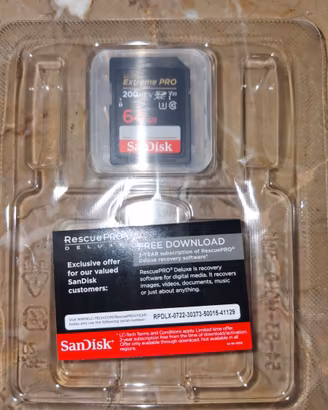 Scheda SD SanDisk U3/64G