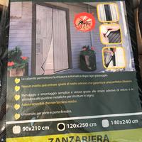 3 Tende magnetiche nere  120x250