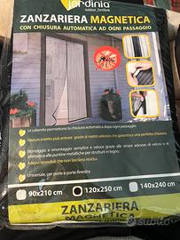 3 Tende magnetiche nere  120x250