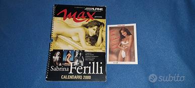 Calendario e Cartolina Sabrina Ferilli 2000/01