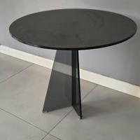 Tavolo cristallo nero satinato