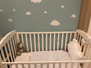 Lettino bimbo Pali bianco