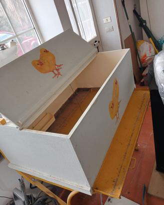 Camera calda per pulcini appena nati