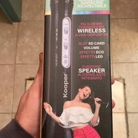 Kooper sing microfono ricaricabile