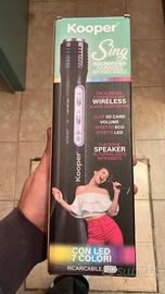 Kooper sing microfono ricaricabile
