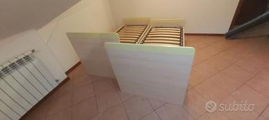 Coppia letti contenitori