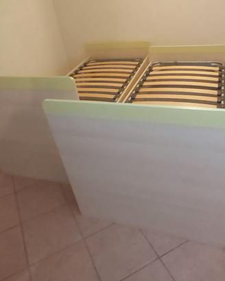 Coppia letti contenitori