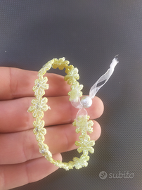 Bracciali donna pizzo macramè