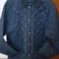giacca trapuntata blu tg 48/50