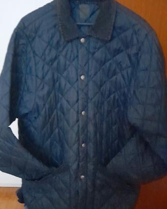 giacca trapuntata blu tg 48/50