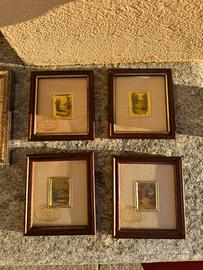 Quadretti Foglia Oro