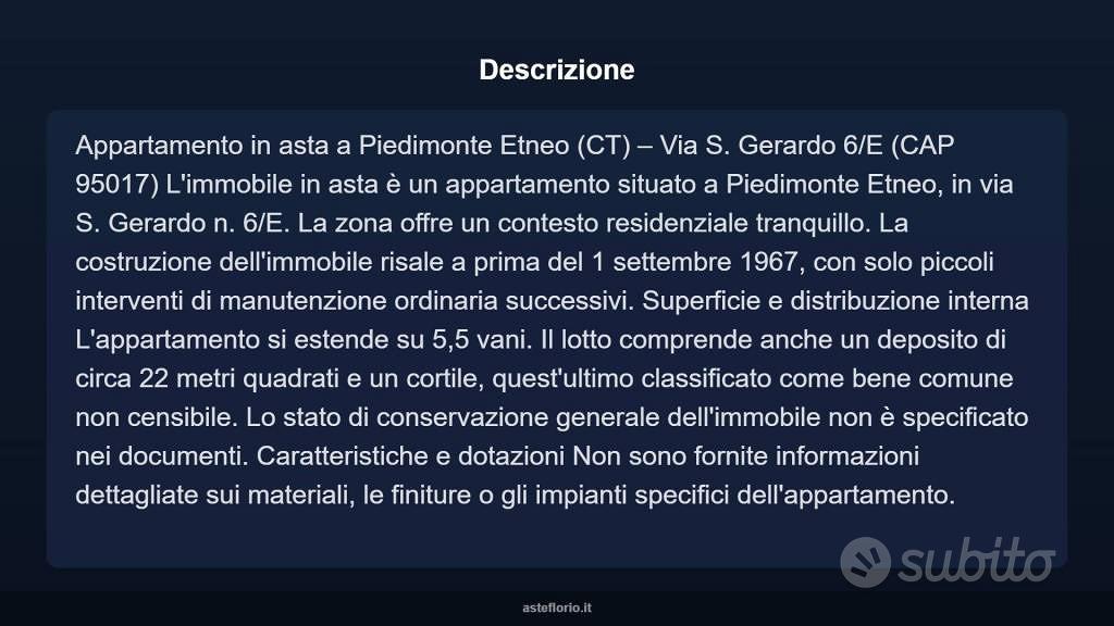 Appartamento – Piedimonte Etneo, San Gerardo - Vista 3