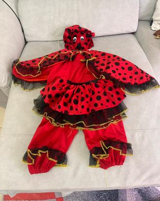 Vestito coccinella 1/2 anni