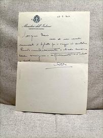 Rara Lettera RSI Salò (1944) - Ministero Interno 
