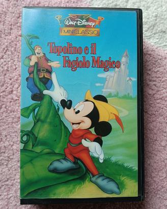 Vhs Disney vintage, Topolino e il  fagiolo magico