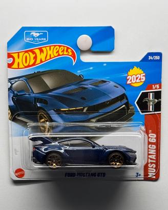 Hot Wheels Ford Mustang GTD - Blu Metal 2025