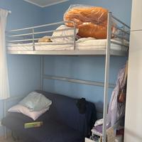 Letto singolo a soppalco