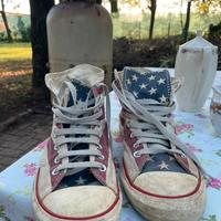 Scarpe Unisex - Converse alte bandiera americana