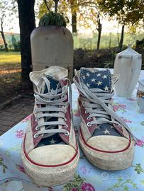 Scarpe Unisex - Converse alte bandiera americana