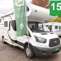 CAMPER BENIMAR FORD MANSARDATO LETTI CASTELLO CLIM