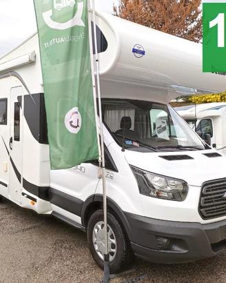CAMPER BENIMAR FORD MANSARDATO LETTI CASTELLO CLIM