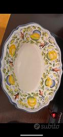 piatto in ceramica Baldelli da Gubbio