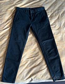 Pantaloni Chino Neri Pull&Bear Tg. 38 (EUR) / XS