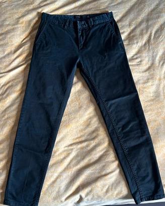 Pantaloni Chino Neri Pull&Bear Tg. 38 (EUR) / XS