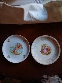 Due Piatti della Baviera con scena galante 