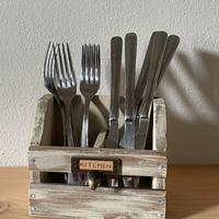 Contenitore Porta Mestoli in Legno